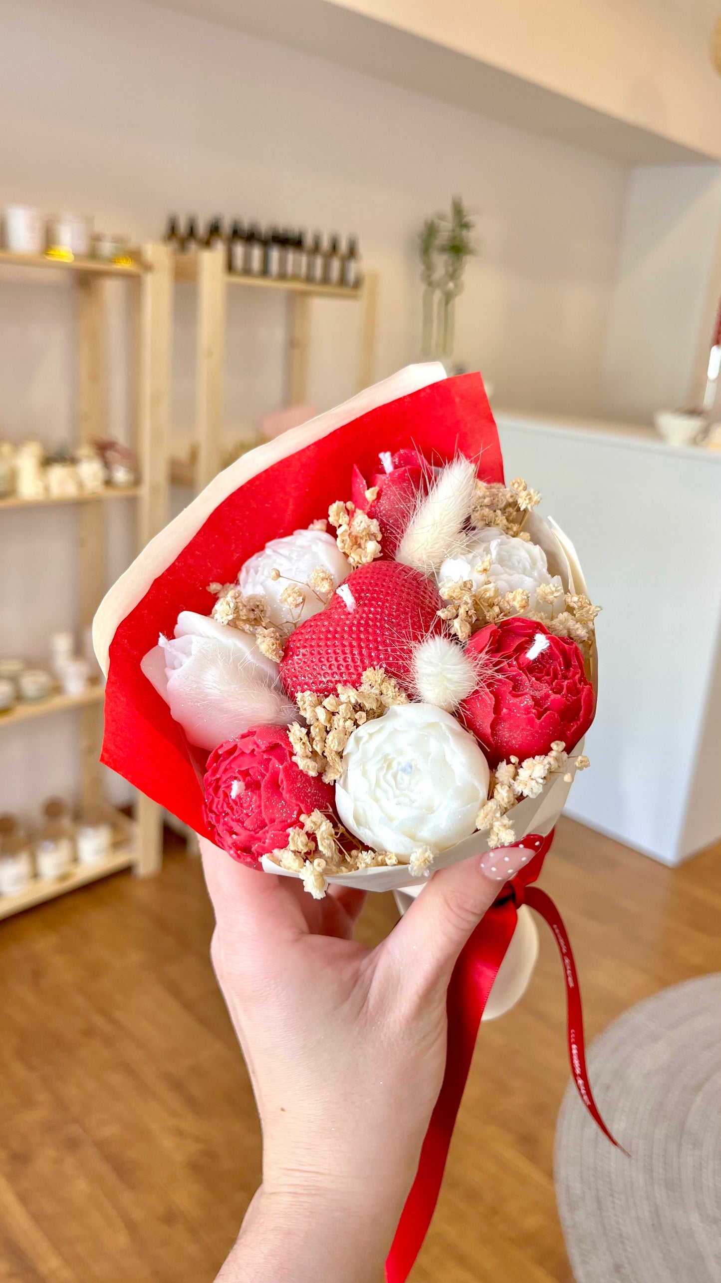 Heart Candle Bouquet