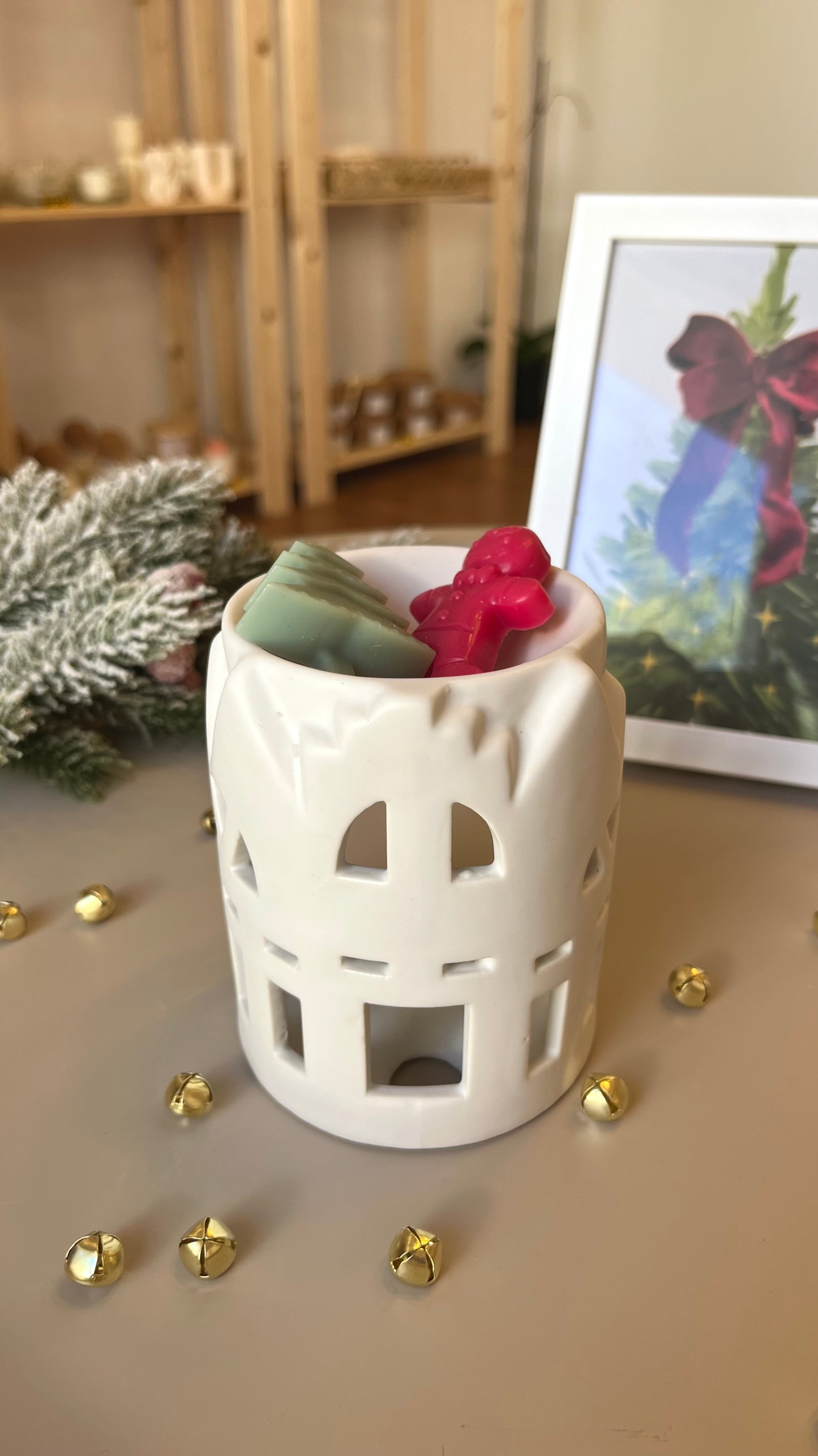 Christmas house wax melter