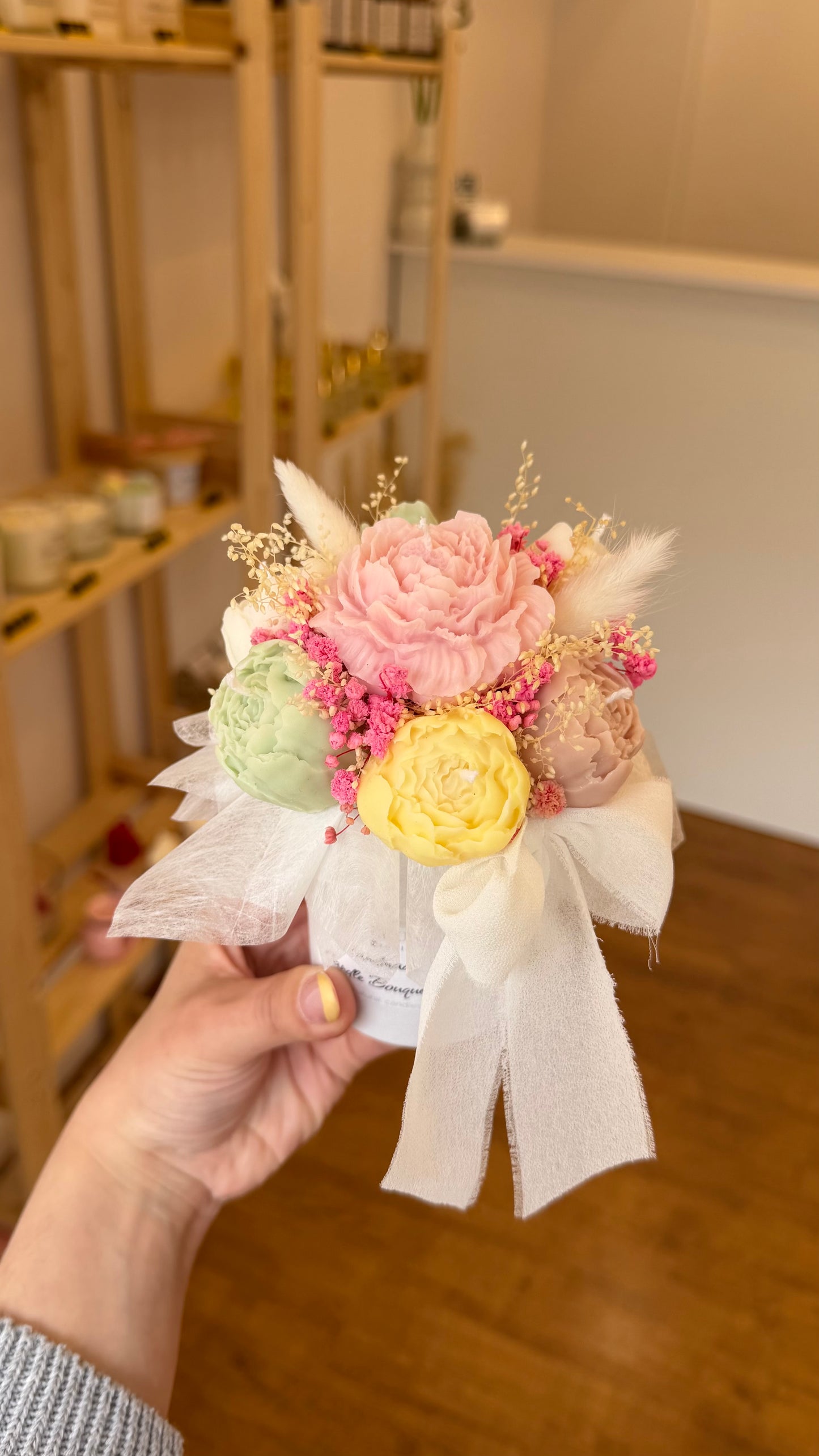 Small Spring Candle Bouquet