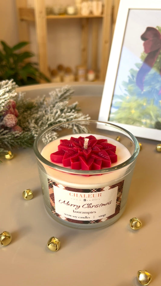 Xmas candle kourampie