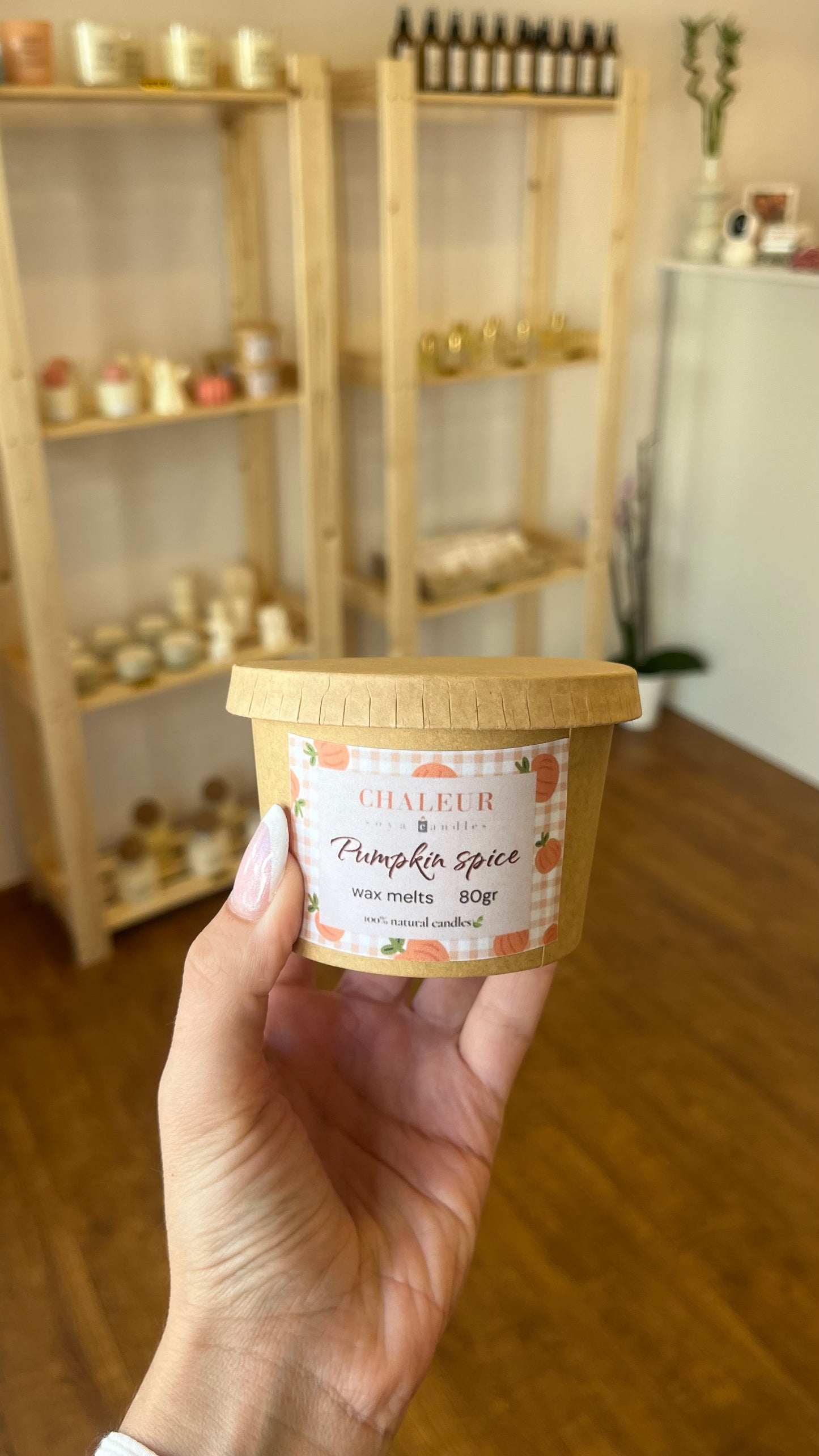 Pumpkin spice wax melts