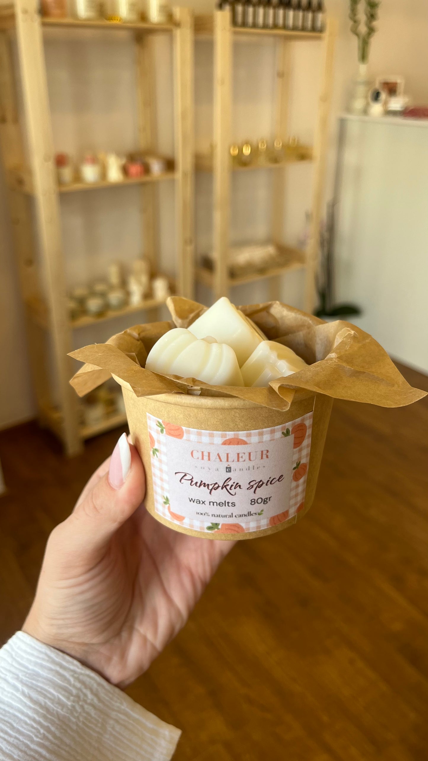 Pumpkin spice wax melts