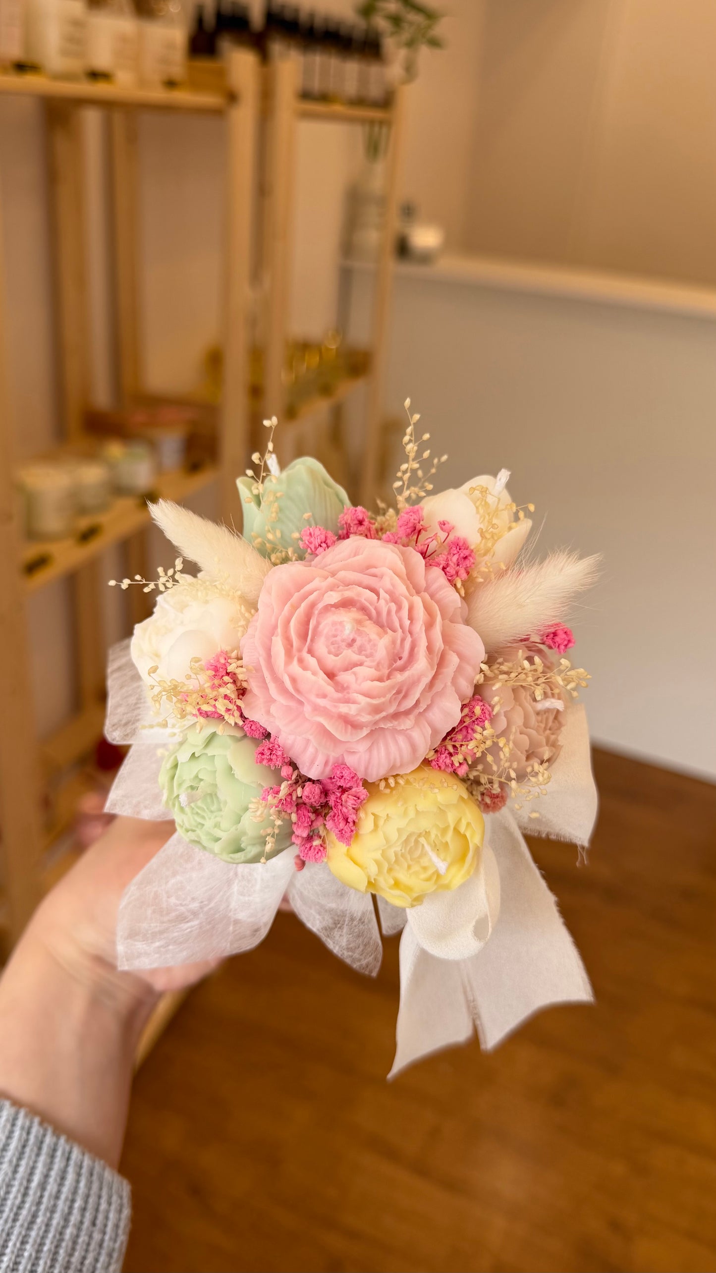 Small Spring Candle Bouquet