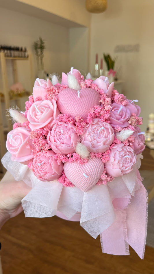 Valentine Large Candle Bouquet