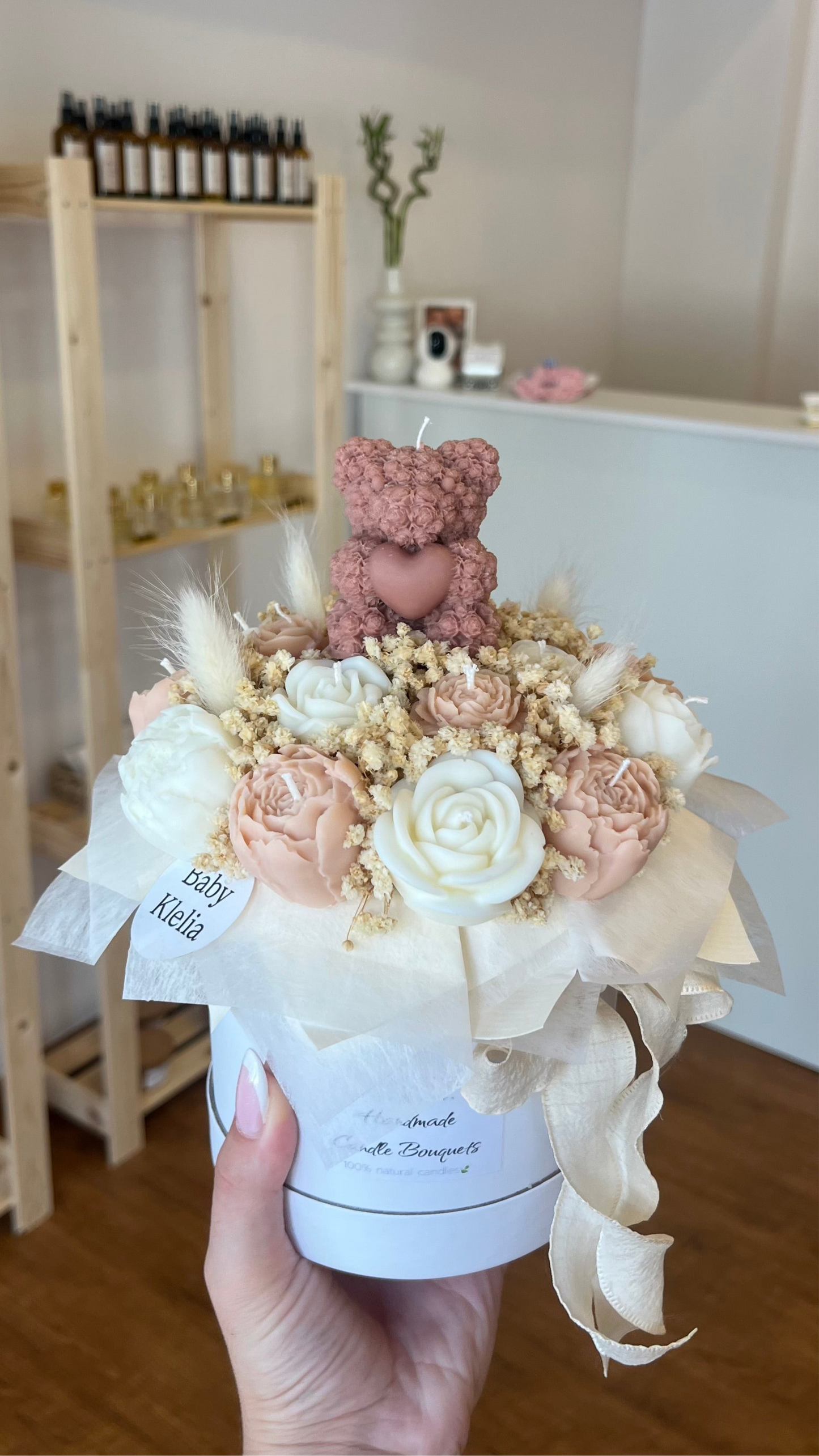 Welcome Baby Candle Bouquet