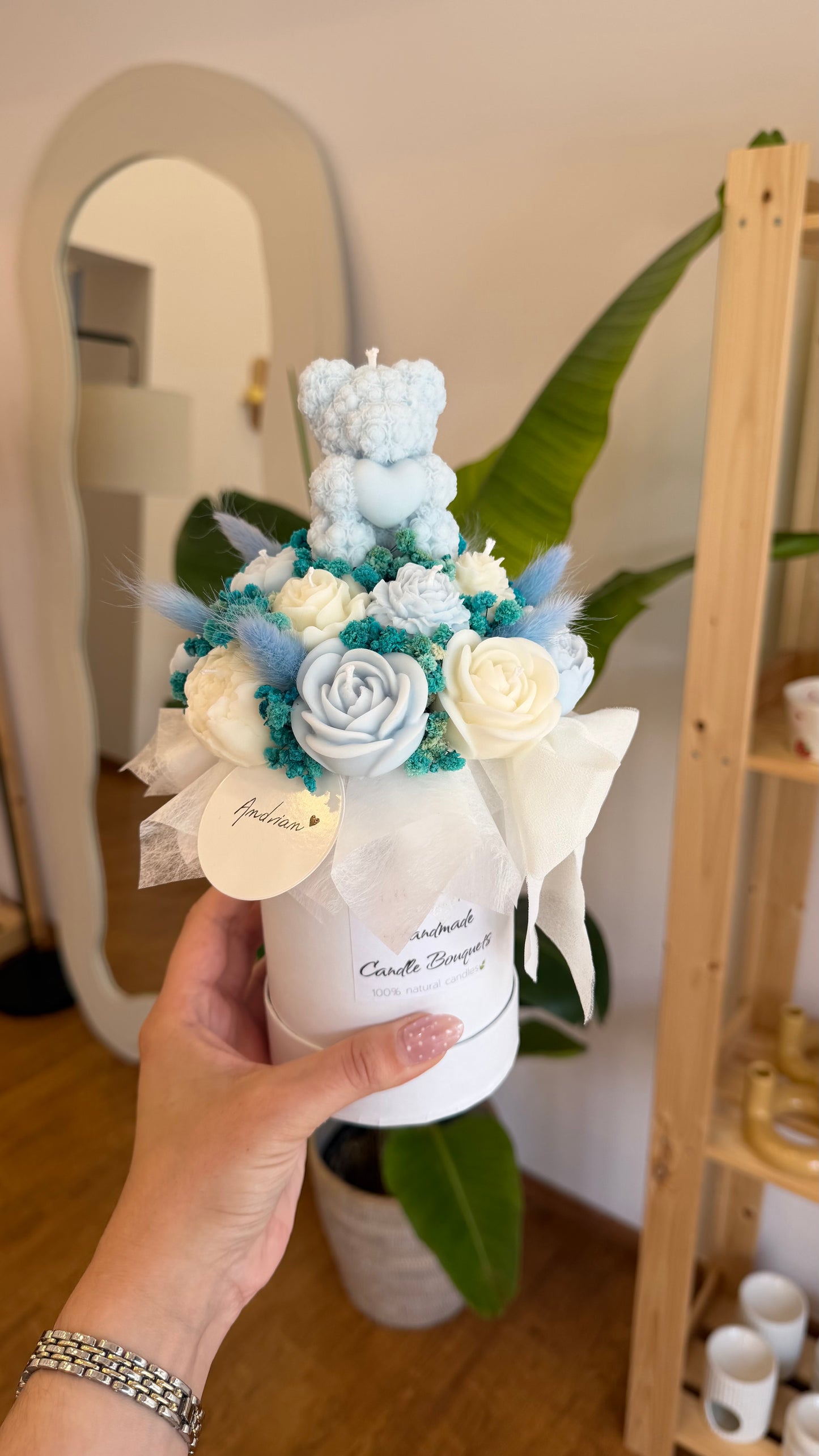 Welcome Baby Candle Bouquet