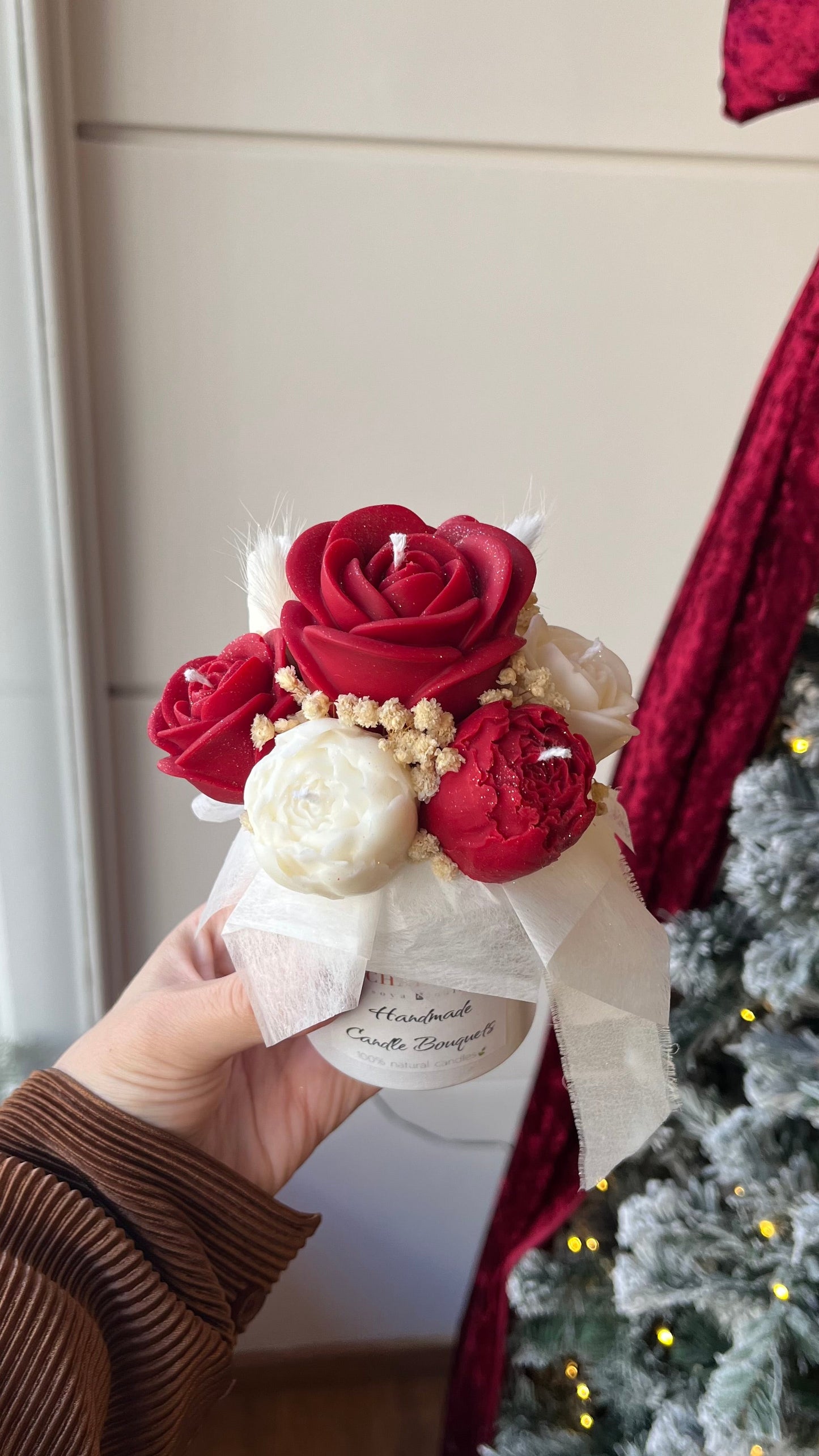 Mini candle bouquets