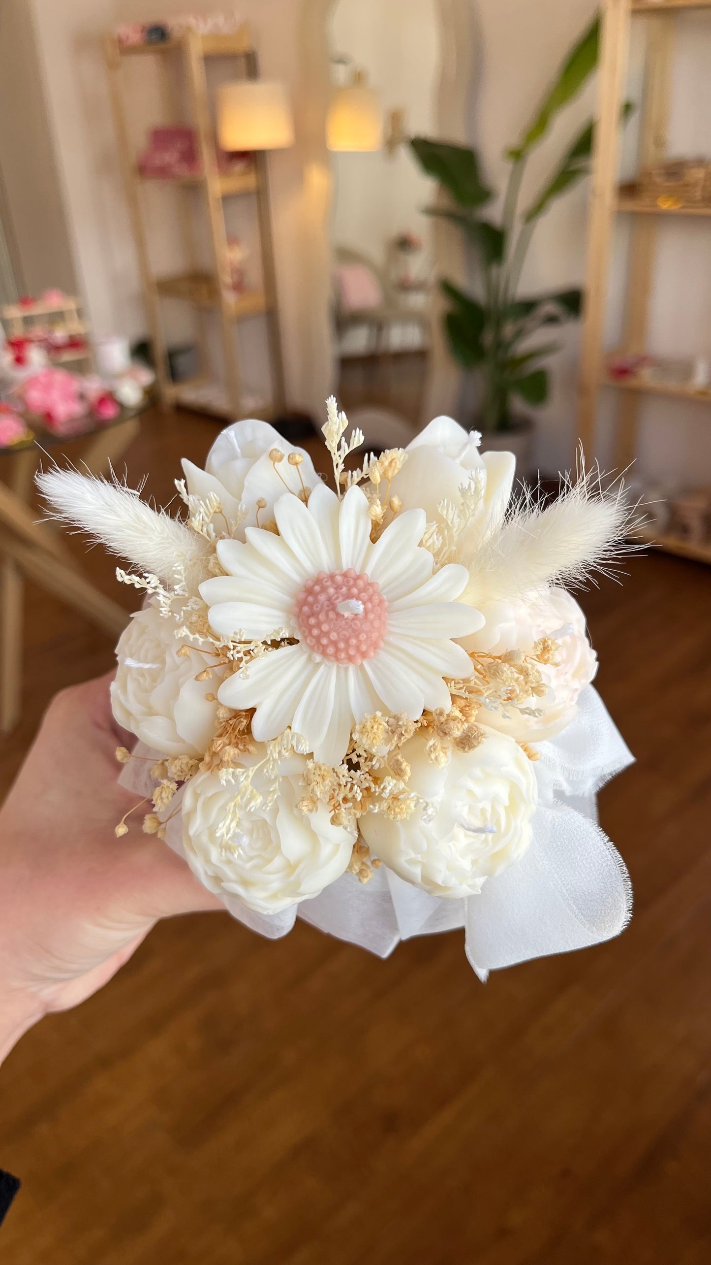 Mini candle bouquets