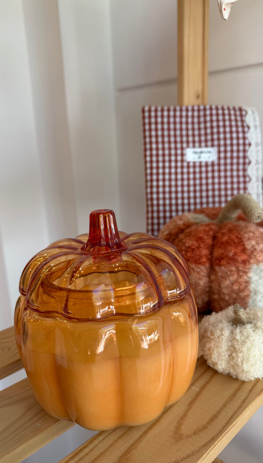 Large Pumpkin candle
