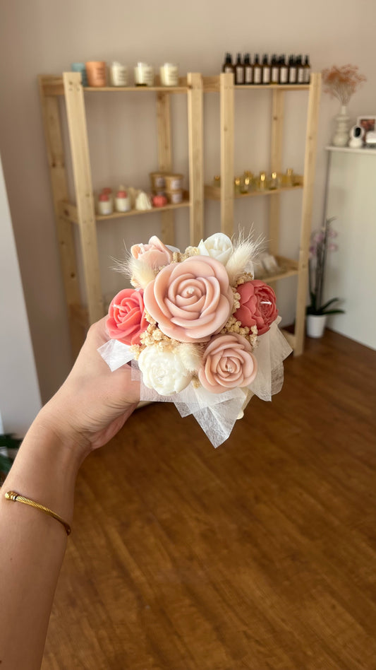 Mini candle bouquets