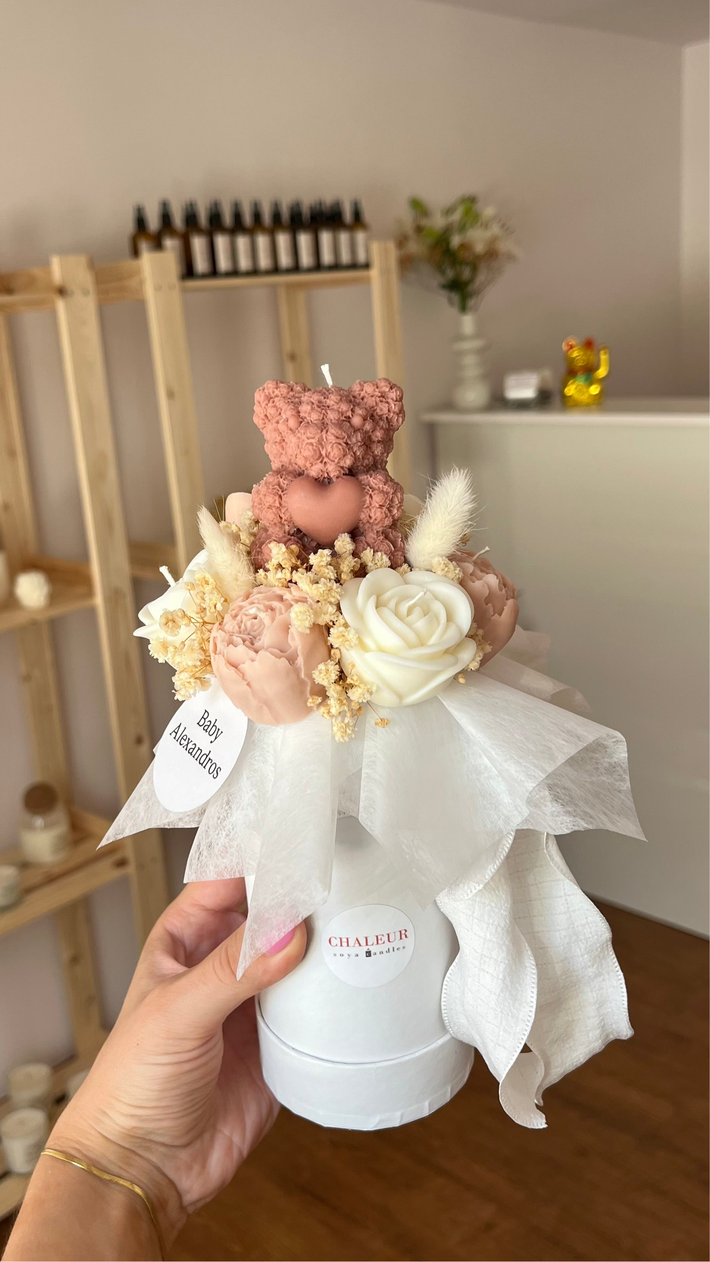 Welcome Baby Candle Bouquet