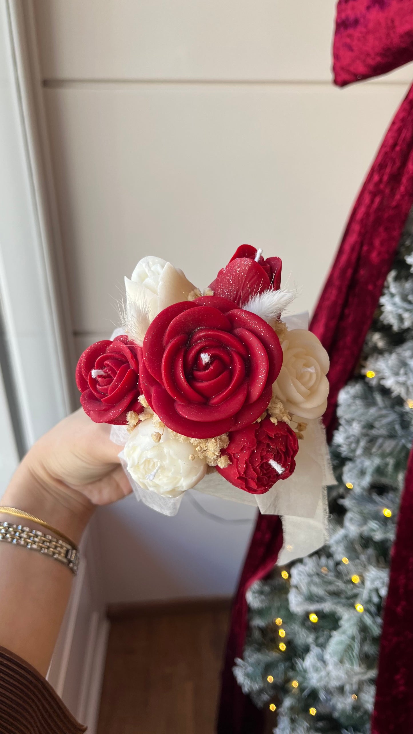 Mini candle bouquets