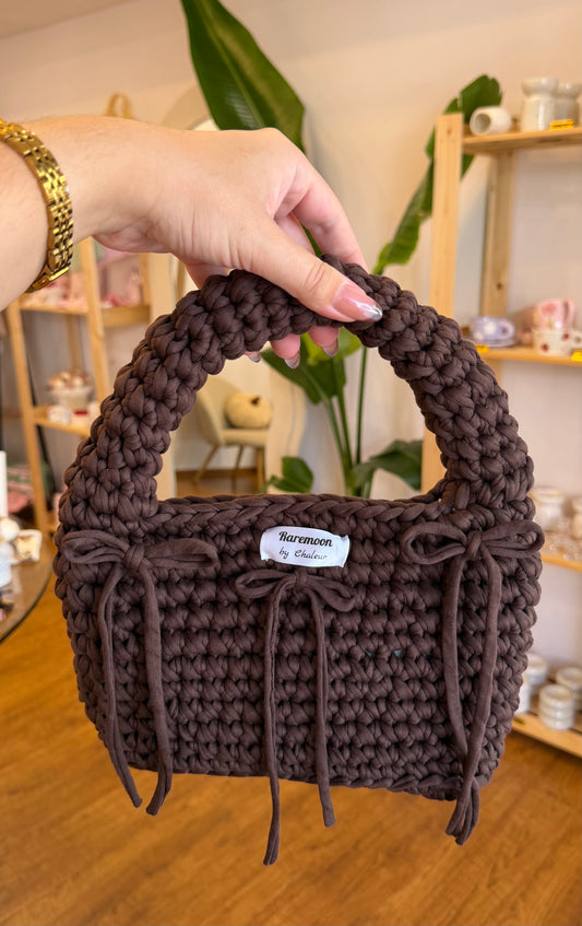Brown handmade bag