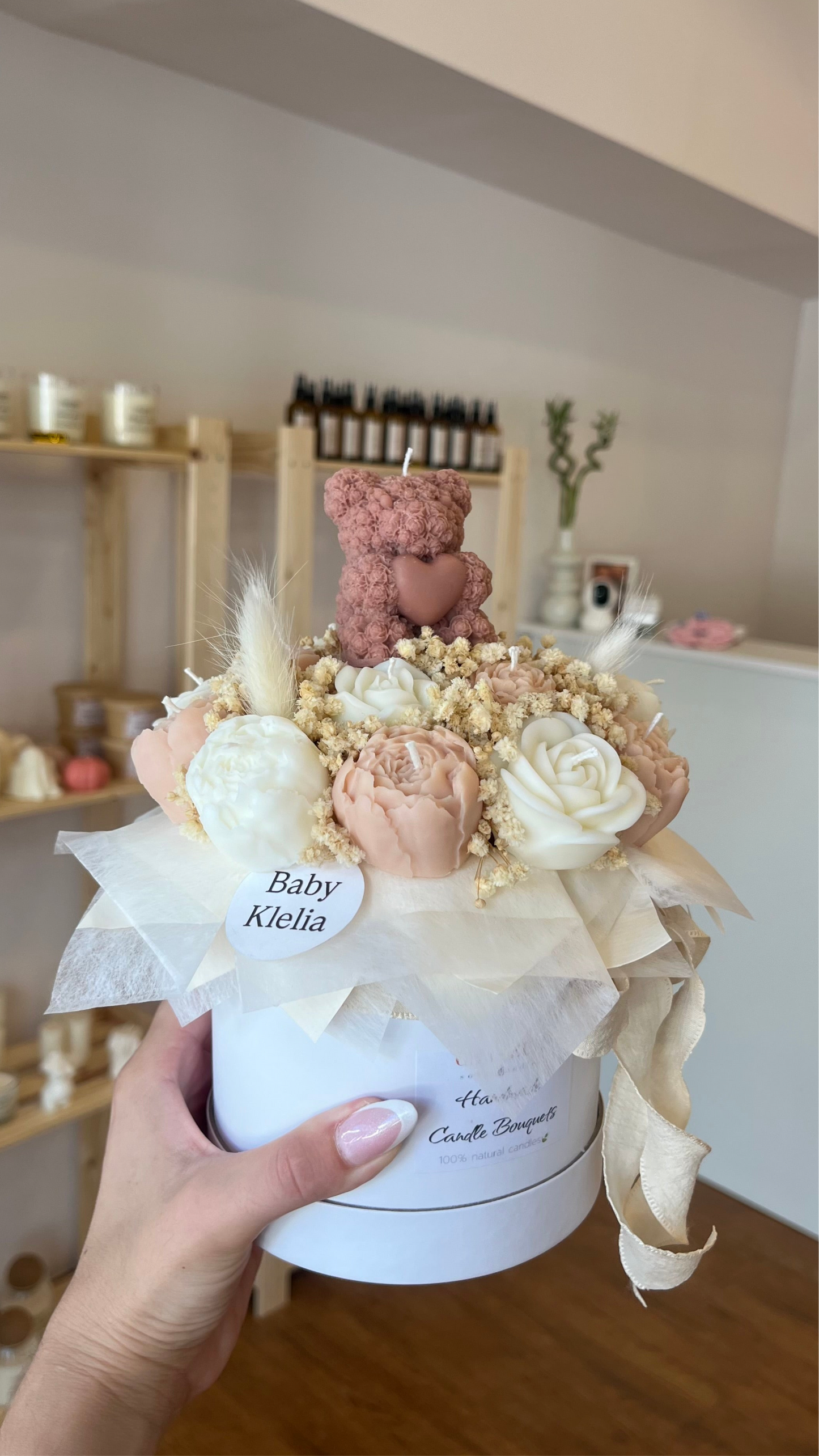 Welcome Baby Candle Bouquet