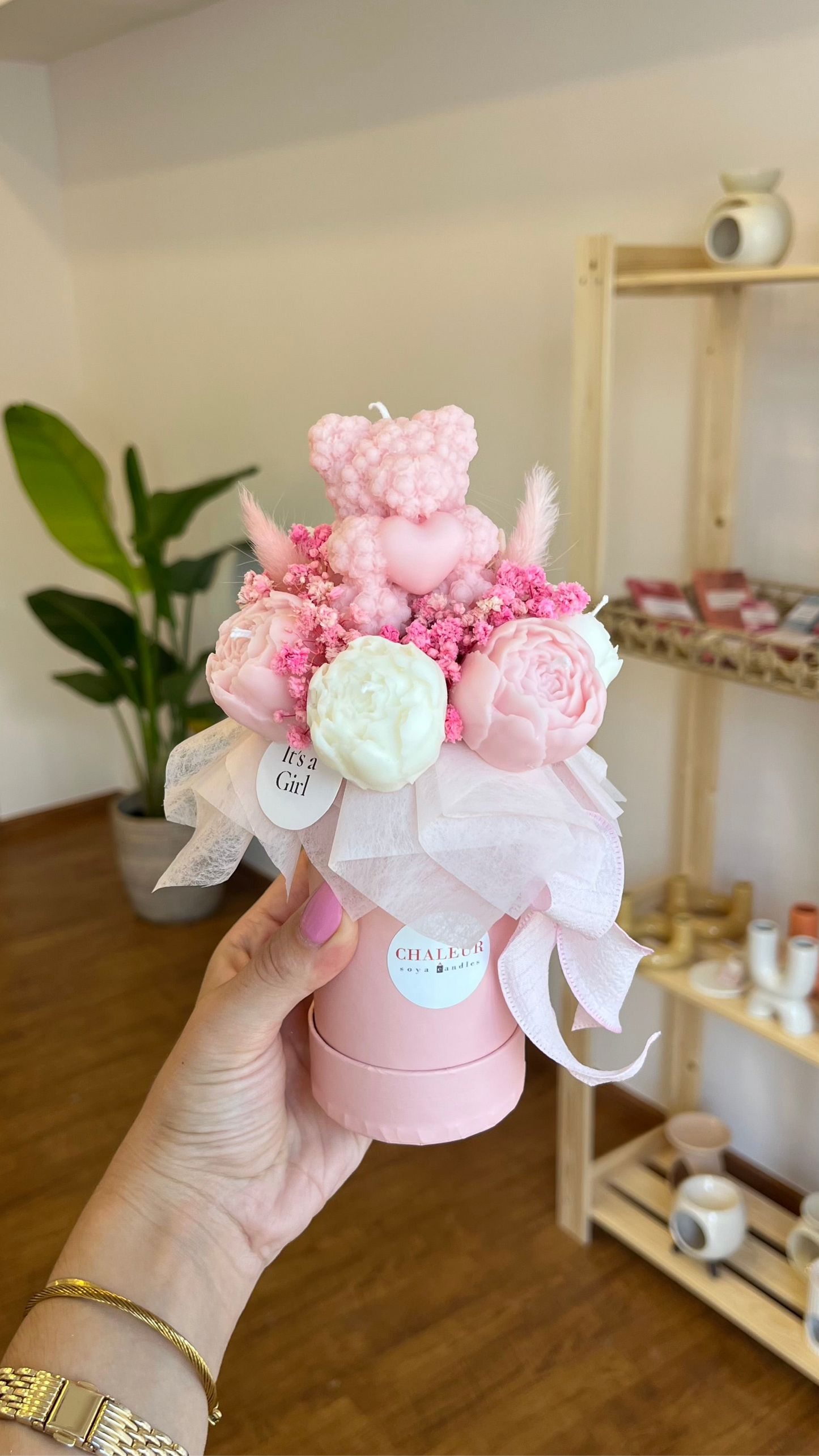 Welcome Baby Candle Bouquet