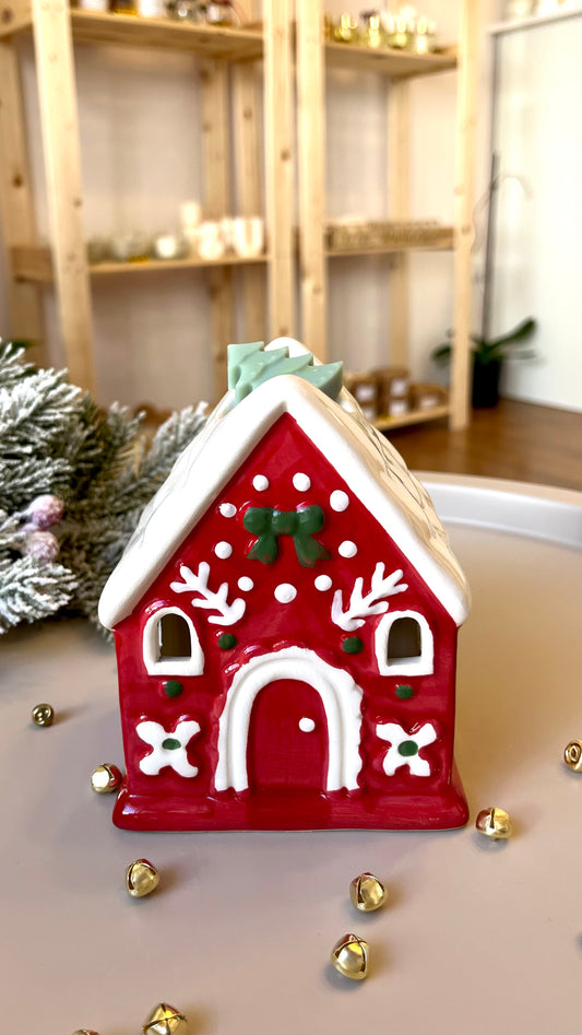 Gingerbread house wax melter