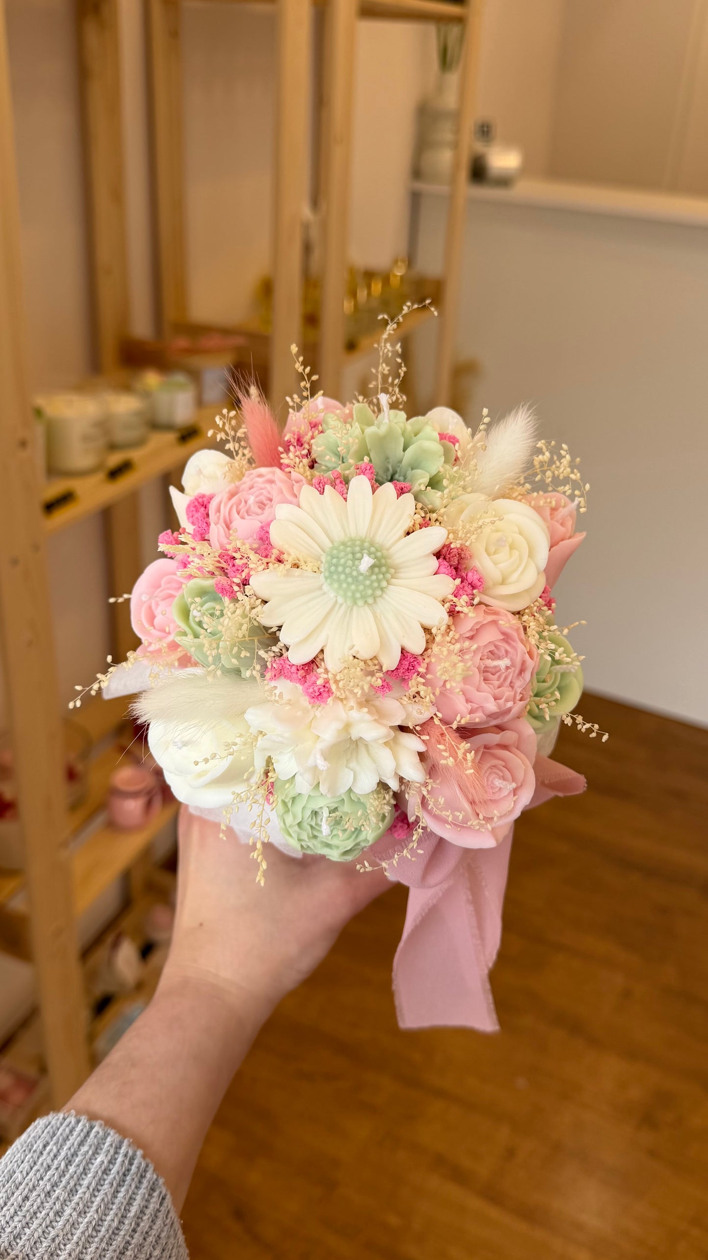 Medium Spring Candle Bouquet