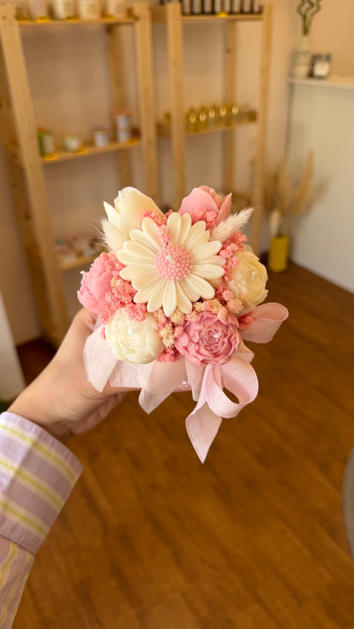 Mini candle bouquets