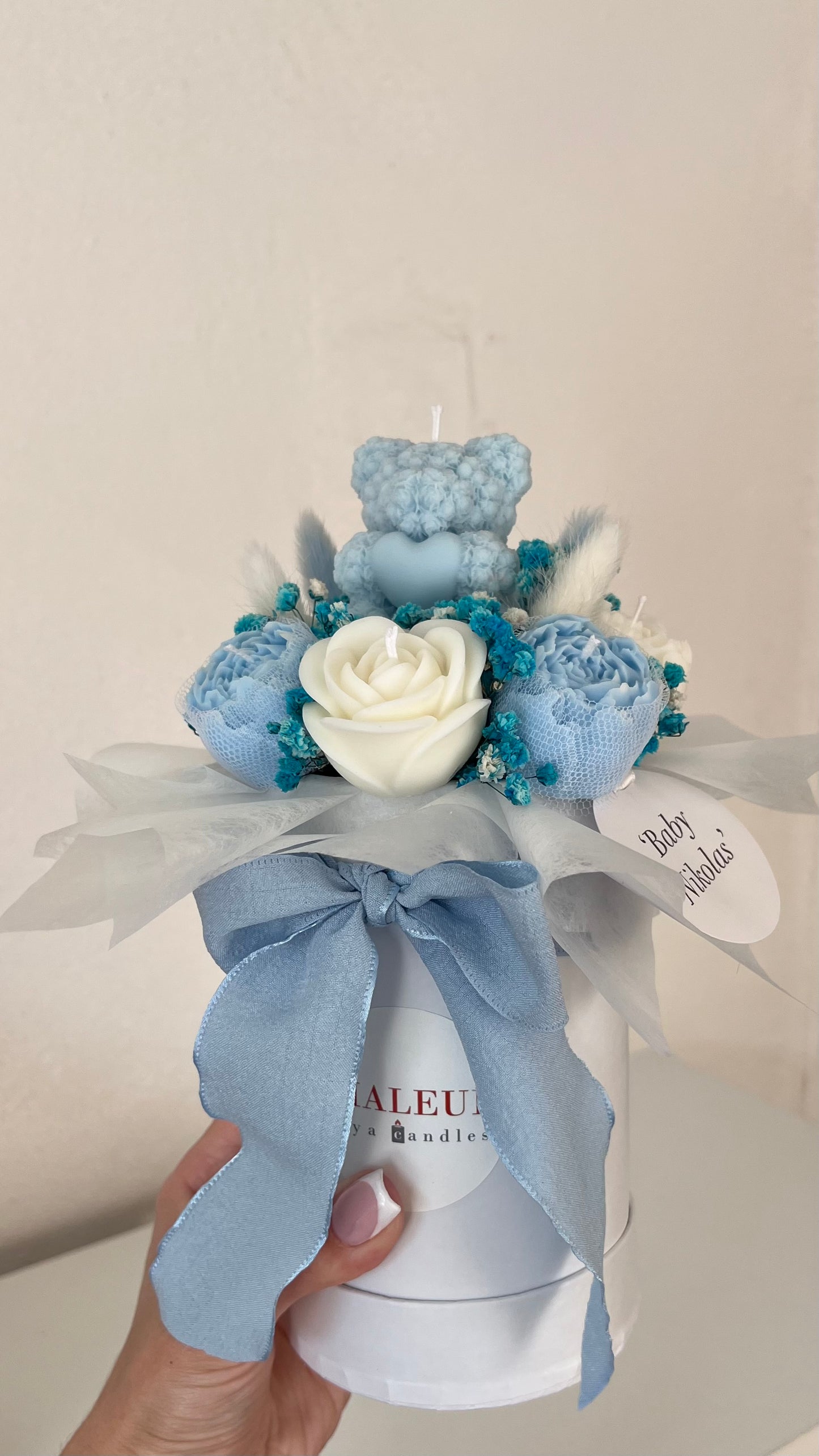 Welcome Baby Candle Bouquet