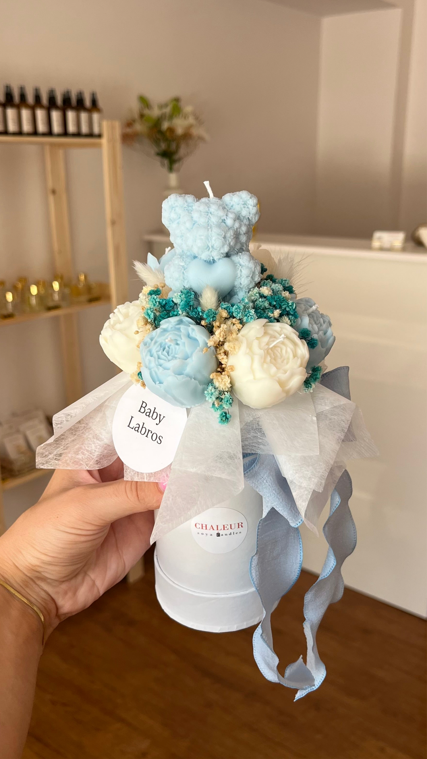 Welcome Baby Candle Bouquet