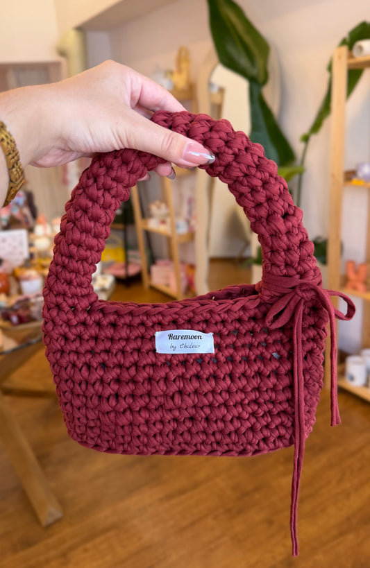 Terracotta handmade bag
