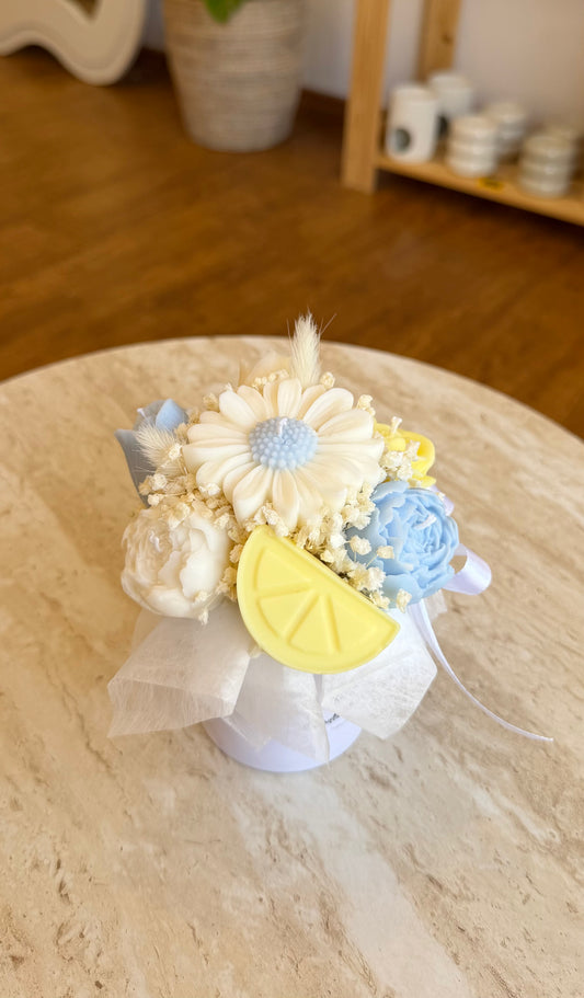 Lemon candle bouquets