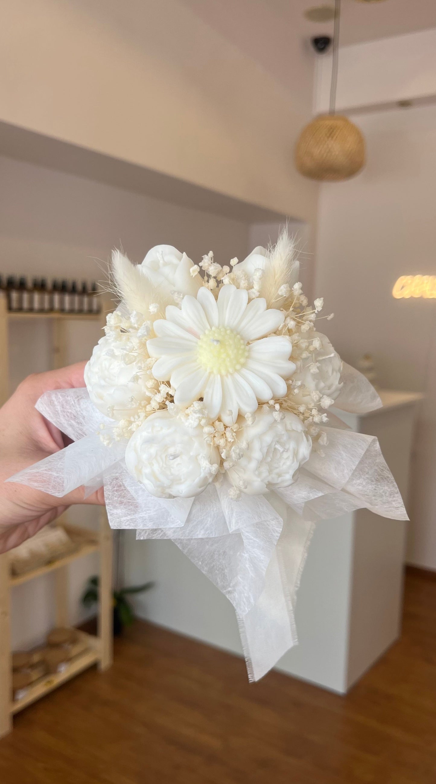 Mini candle bouquets