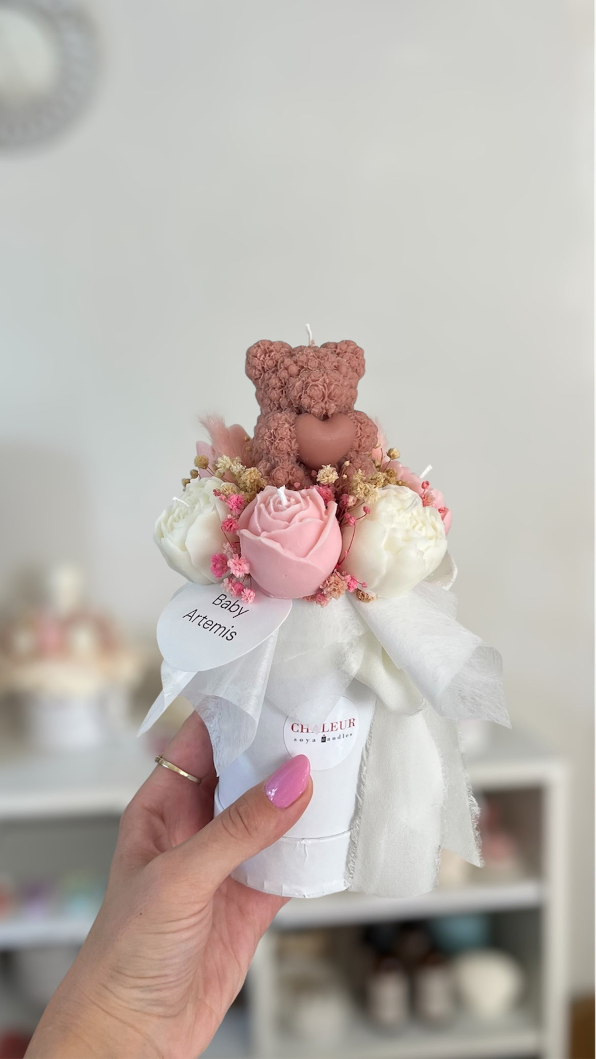 Welcome Baby Candle Bouquet
